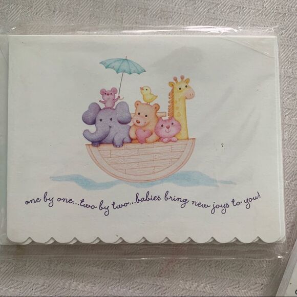 3 Packs of Sealed Cute Baby Shower Invitations - Picture 3 of 3